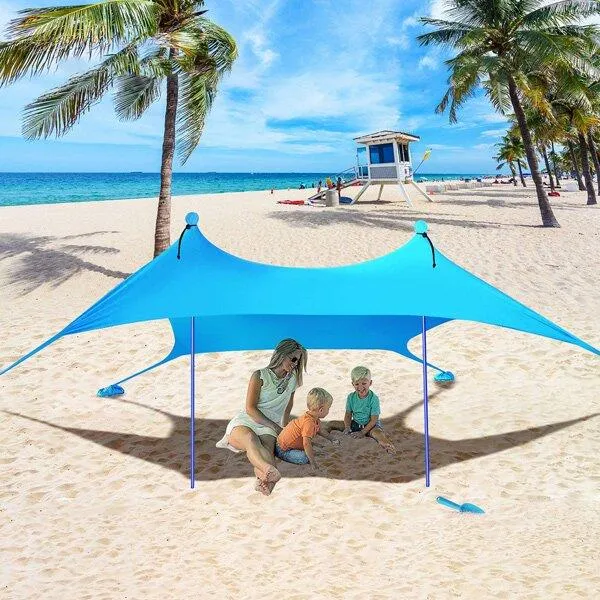 Beach Sunshade Beach Tent- Perfect Sun Shelter-beach Shade Tent