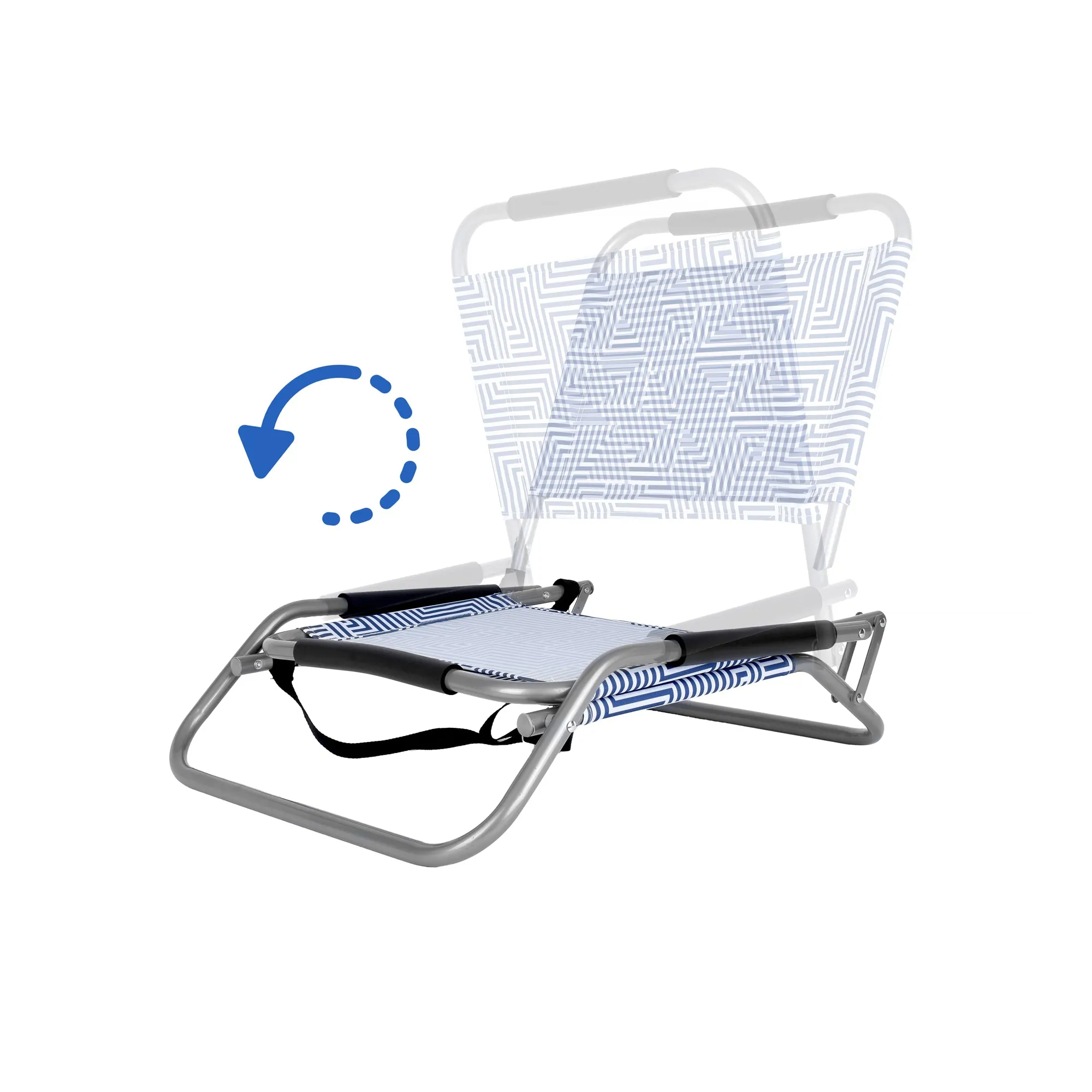 Beach Unique Makena Foldable 2pc Chair Lazy Dayz - Special edition