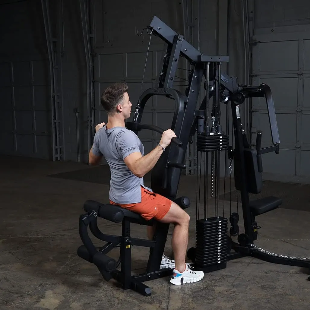 Body-Solid (EXM3000LPS) Multi-Station 210lb Dual Weight Stack Machine for Home & Commercial Gym, Complete Body Strength Training Functional Exercise Workout Station for Weight lifting and Bodybuilding