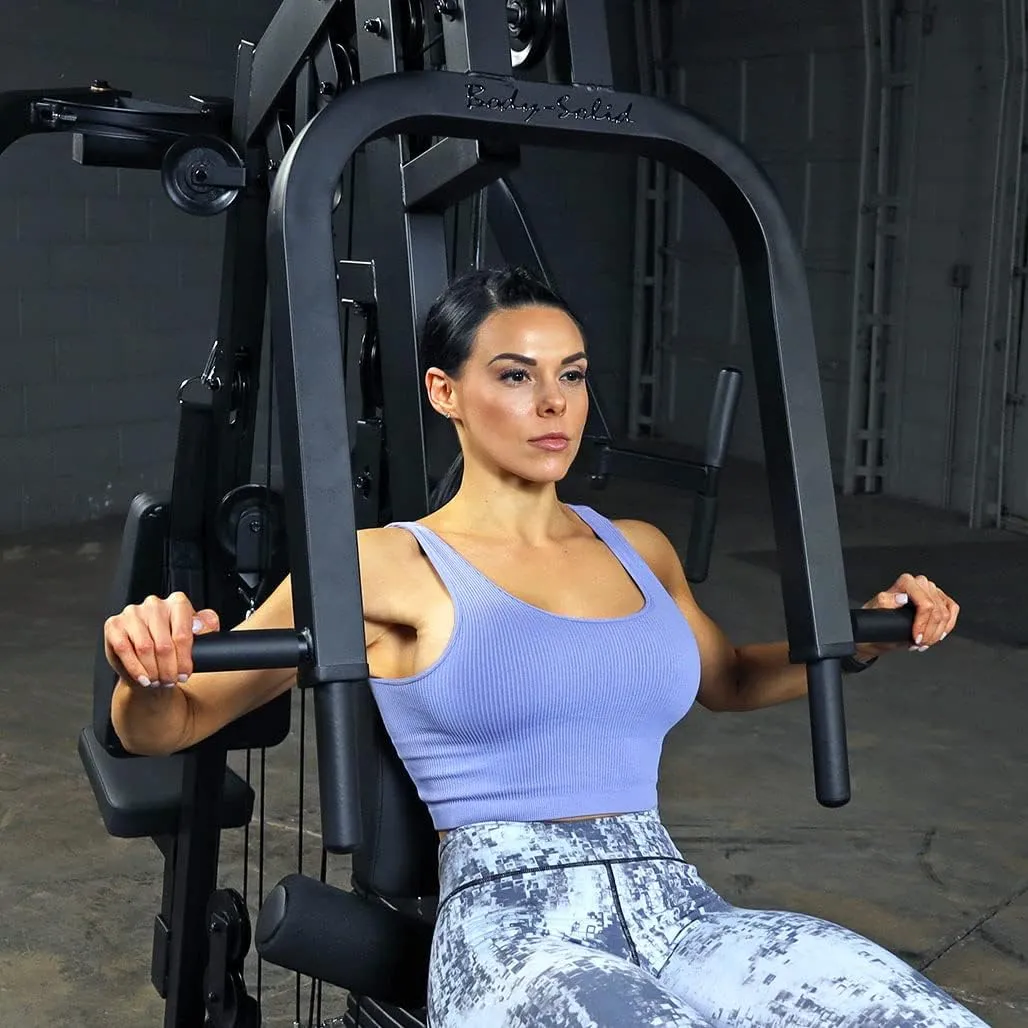 Body-Solid (EXM3000LPS) Multi-Station 210lb Dual Weight Stack Machine for Home & Commercial Gym, Complete Body Strength Training Functional Exercise Workout Station for Weight lifting and Bodybuilding
