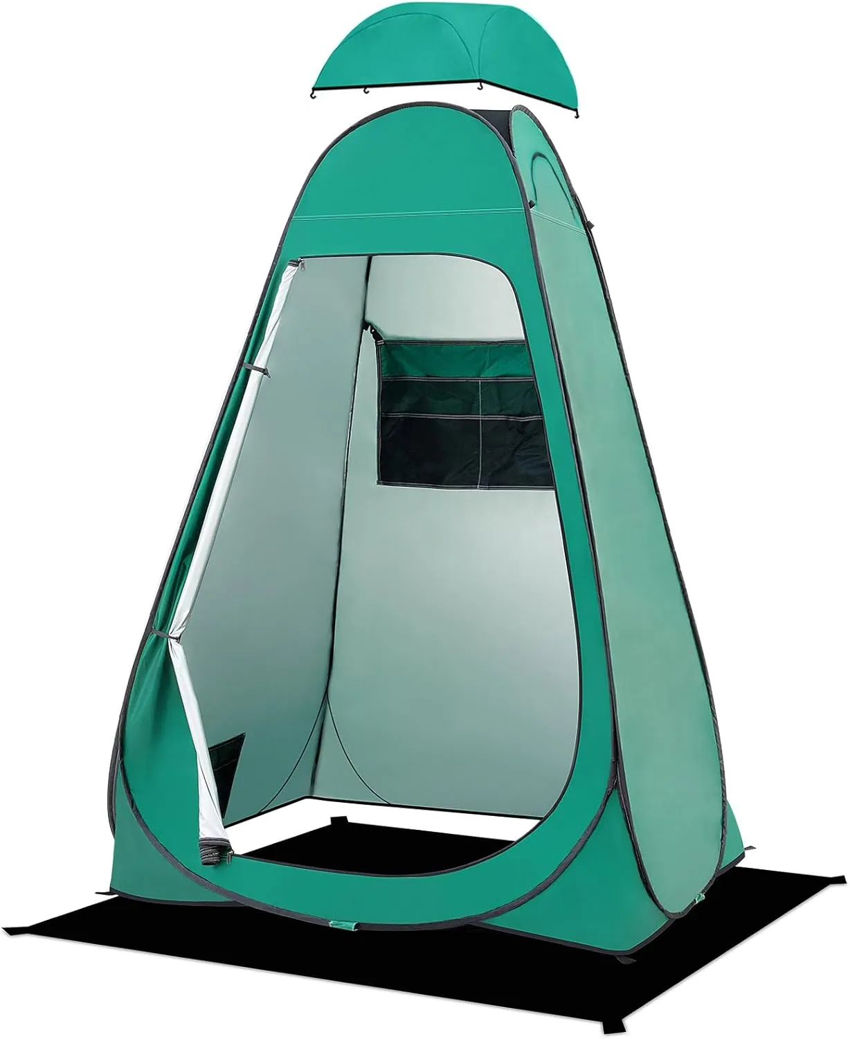 BRIAN & DANY Pop Up Shower Tent, Portable Privacy Camping Changing Tent, Camp Toilet Bathroom Pod with Rain Shelter & Windows, UPF 50  & Waterproof, 47.2" x 47.2" x 74.8"