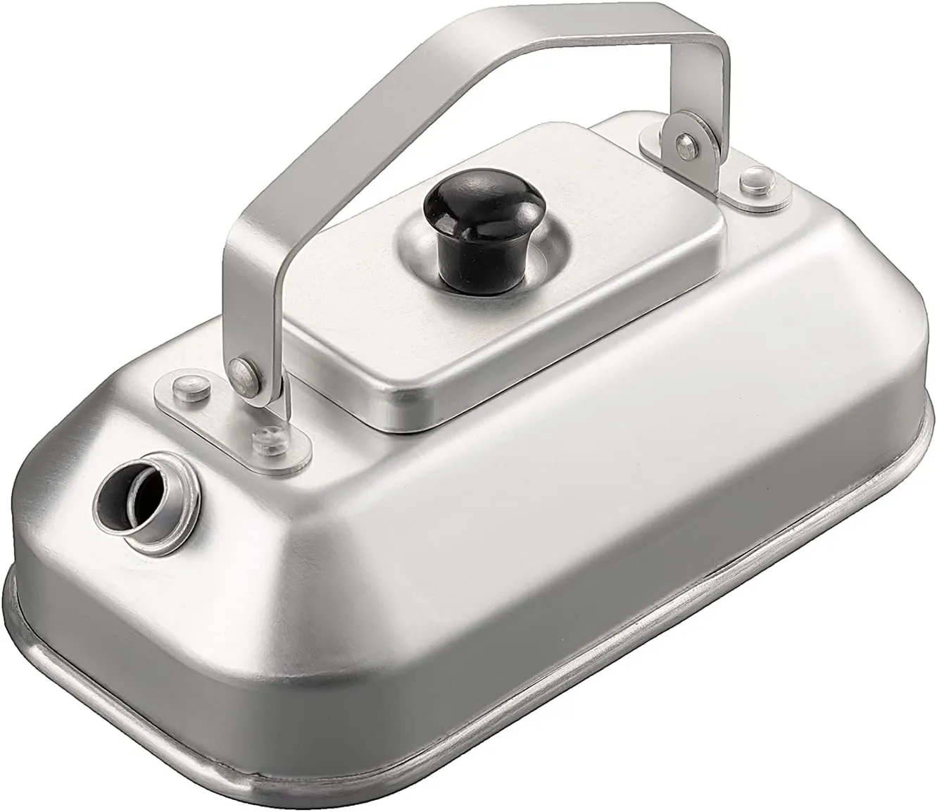 BUNDOK BD-906 Aluminum Kettle, Solo, Lightweight, 11.8 fl oz (350 ml), Silver
