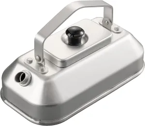 BUNDOK BD-906 Aluminum Kettle, Solo, Lightweight, 11.8 fl oz (350 ml), Silver
