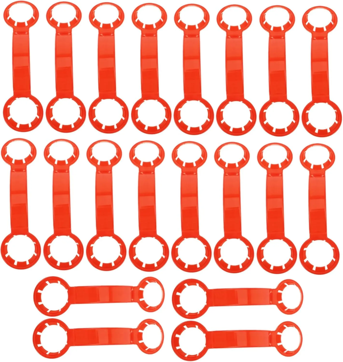 Cabilock 20pcs Drink Bottle Holder Clips Secure Carrier Buckles for Beer Water Bottles Comfortable Grip for Easy Handling for Parties and Events