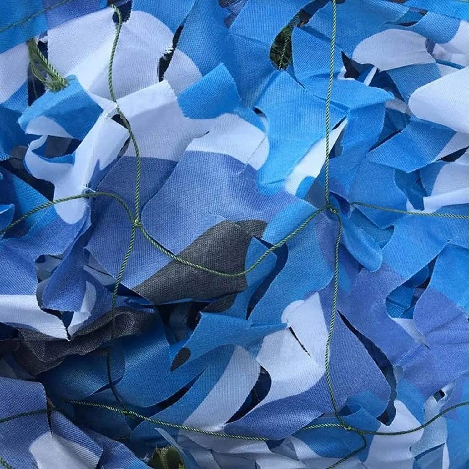 Camouflage Net Blue 2x3m 2x5m 2x10m 4x5m 4x6m 6x6m, Camouflage Netting Camping, for Outdoor Garden Decoration Sun Shelter Tarp Shade Net (Size : 10X20m/32.8X65.6ft)