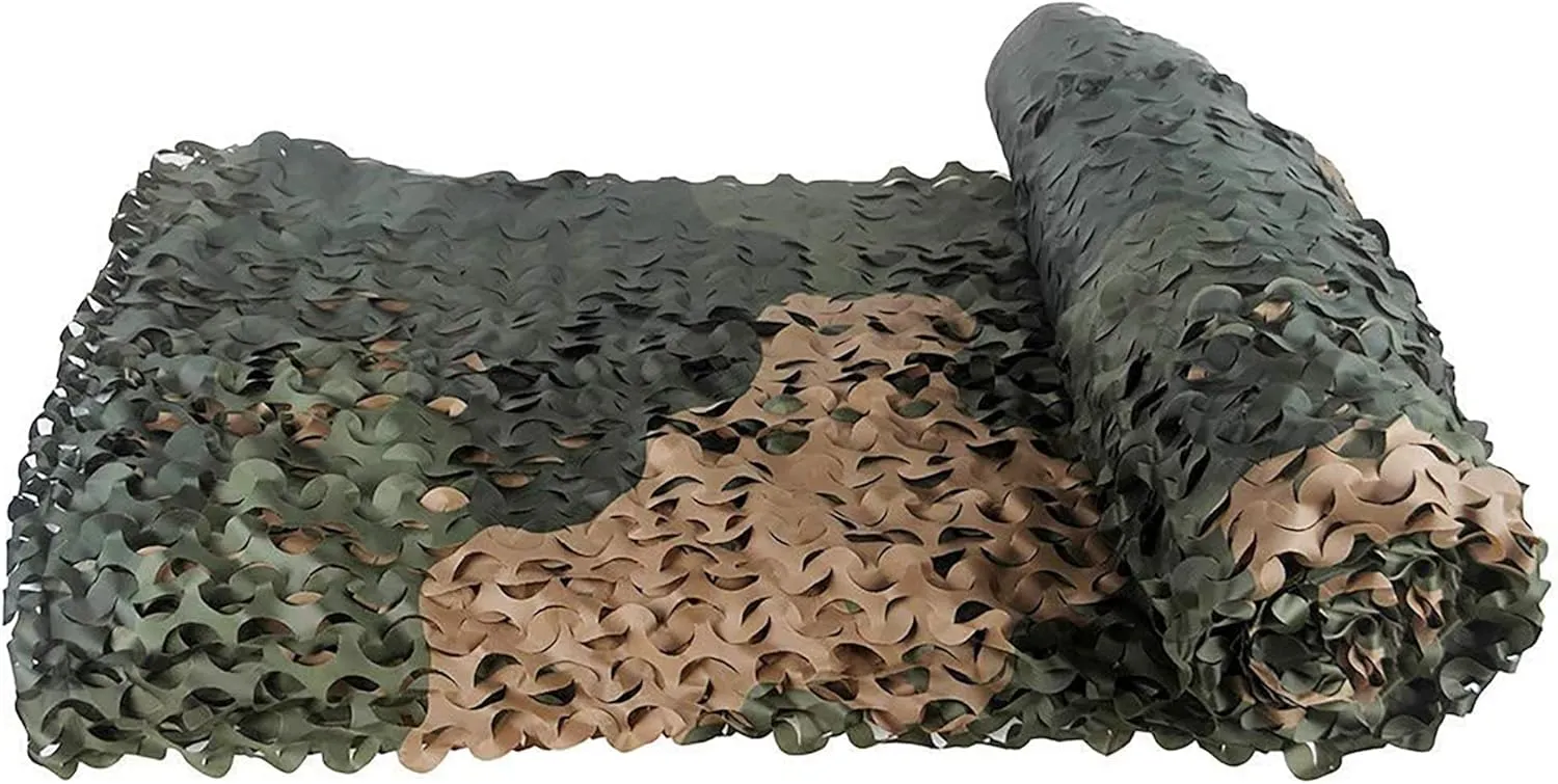 Camouflage Net Camo Netting Courtyard Decor Blinds for Photo Camp Sunshade Factory Farm Shelter Car Concealment Exhibit Party Backdrop Canopy Fence Ceiling Curtain Cover Paintball