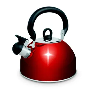 CAMPFIRE 2.5 LITRE WHISTLING KETTLE RED