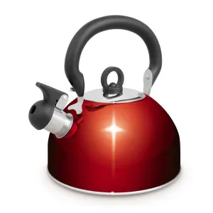 CAMPFIRE 4 LITRE WHISTLING KETTLE RED