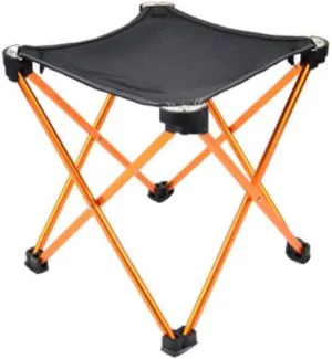 Camping Chair Fishing Chair Folding Chairs Camping Aluminum Alloy Ultralight Fishing Chair Foldable Portable Durable Camping Chair for Hiking Travel Outdoor Tools Lawn Chairs Outside (Color : Orange