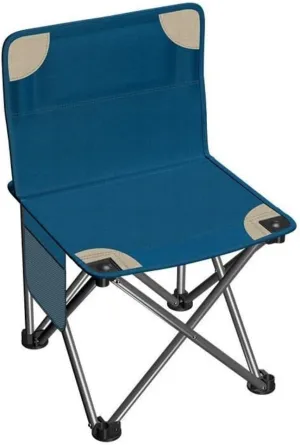 Camping Chair Folding Chairs Lawn Chairs Outdoor Folding Backrest Chair Portable Fishing Chair With Side Pocket Lightweight Leisure Chairs Padded Deck Chair Folding Chair Camp Chair Moon Chair ( Color
