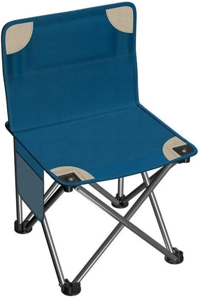 Camping Chair Folding Chairs Lawn Chairs Outdoor Folding Backrest Chair Portable Fishing Chair With Side Pocket Lightweight Leisure Chairs Padded Deck Chair Folding Chair Camp Chair Moon Chair ( Color
