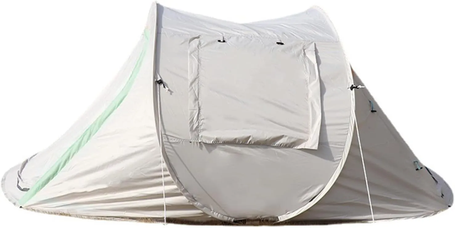 Camping Outdoor Tent 2-4 People Fully Automatic Speed-Opening Double Beach Camping Simple Speed-Opening Multi-Person Rainproof Tent