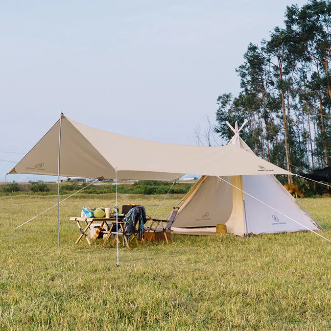 Camping Pyramid Rainproof Oxford Cloth Canopy Tent