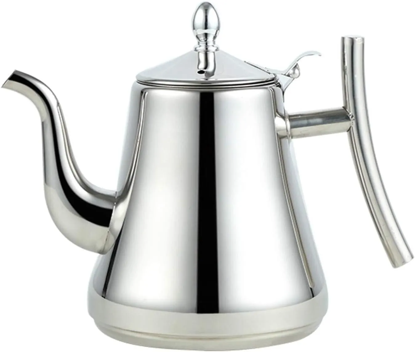 Camping Teapot, Tea Kettle with Infusers for Stove Top Stainless Steel Teapot Premium Gooseneck Tea Pot, Coffee Kettle(1L)