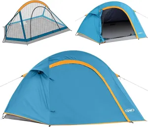 Camping Tent 1-2 Person, Easy Set up-Portable Small Backpacking Tents for Camping Waterproof Tent with Rainfly