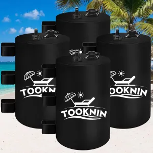 Canopy Tent Weight,115 LBS Canopy Weights Water Bags,4PCS Gazebo Weights, Heavy Duty Leg Weights for Pop Up Canopies Outdoor Shelter Umbrella Pool Ladder,Black