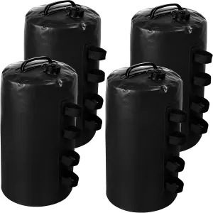Canopy Weights Bag, 88/132/176 LBS Tent Weights Set of 4 - Heavy Duty Portable Water Weights Strong Windproof for Pop up Canopy, Tent, Gazebo, Shelter Upgraded (Black-20L)
