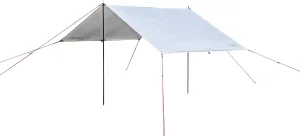 Captain STAG UA-1082 Rector Tarp, 11.4 x 70.9 inches (290 x 180 cm), Tarp Only, UV Protection, Waterproof, for 1 to 2 People, White Trekker