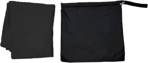 Car Side Awning Black Coating Tarp with Suction Cup Anchor Outdoor Camping Tourist Tent Shade Waterproof(Black tarp Cloth)