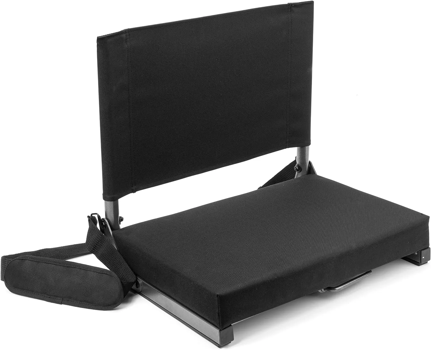 Cascade Mountain Tech Deluxe Stadium Seat, One Size, Black Ultra Padded