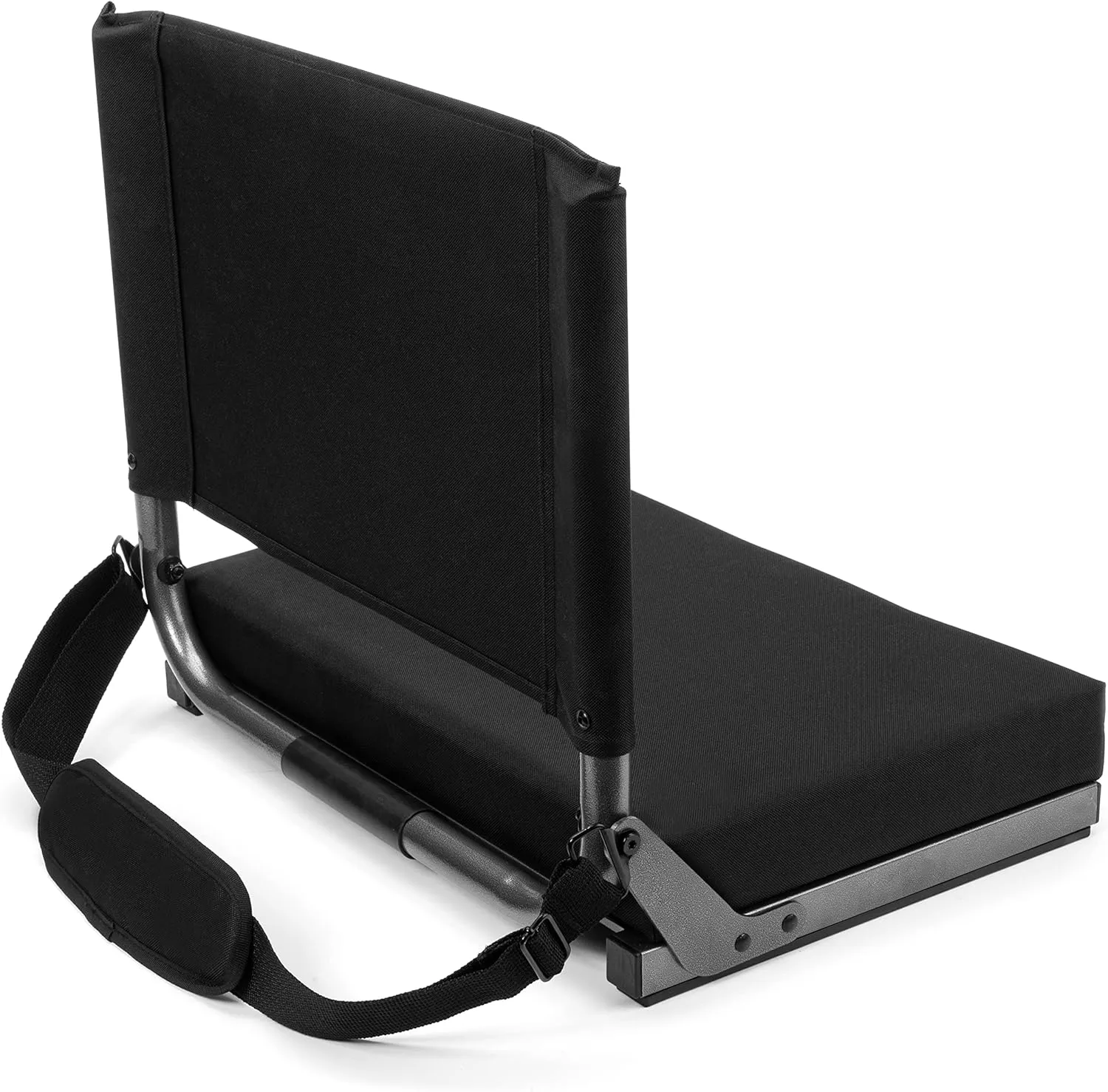 Cascade Mountain Tech Deluxe Stadium Seat, One Size, Black Ultra Padded