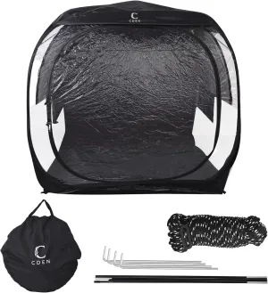 CDEN Sport Tent, Instant Tent, Pop Up, with Sealed Floor, rain Fly, for Sports, Event, Camping