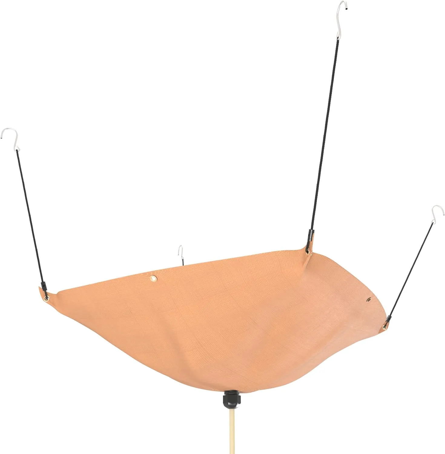 Ceiling Leak Diverter, Heavy Duty 420D Oxford Fabric Roof Ceiling Leak Drip Diverter Tarp with 10ft Drain Hose, Khaki, 3' x 3'
