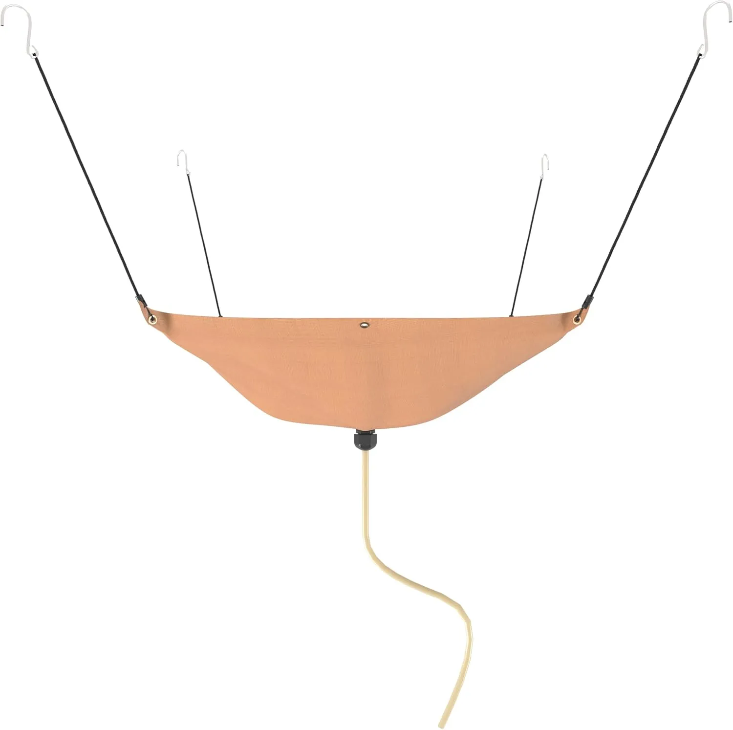 Ceiling Leak Diverter, Heavy Duty 420D Oxford Fabric Roof Ceiling Leak Drip Diverter Tarp with 10ft Drain Hose, Khaki, 3' x 3'