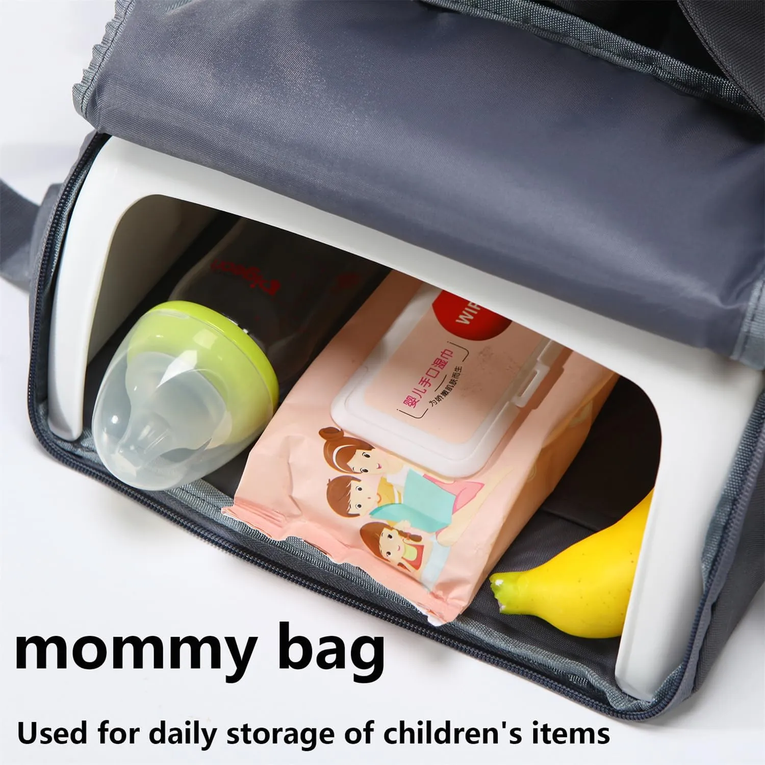 Chair Pad to Raise Seat Height, Dining Table Chair Seat Protector, Large Capacity Mommy Bag Shoulder Diaper Bag (Jungle Animals,Standard)