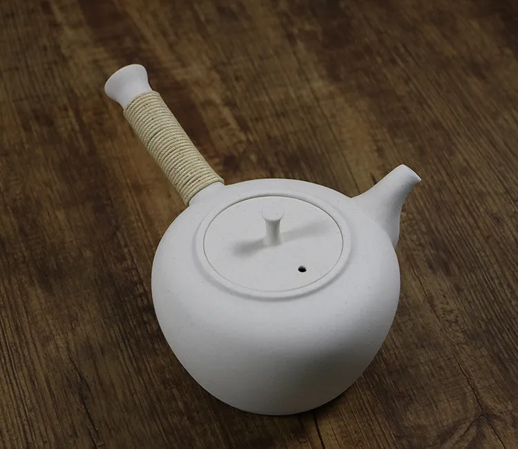Chaozhou "Sha Tiao" Water Boiling Kettle in Natural Clay 650ml