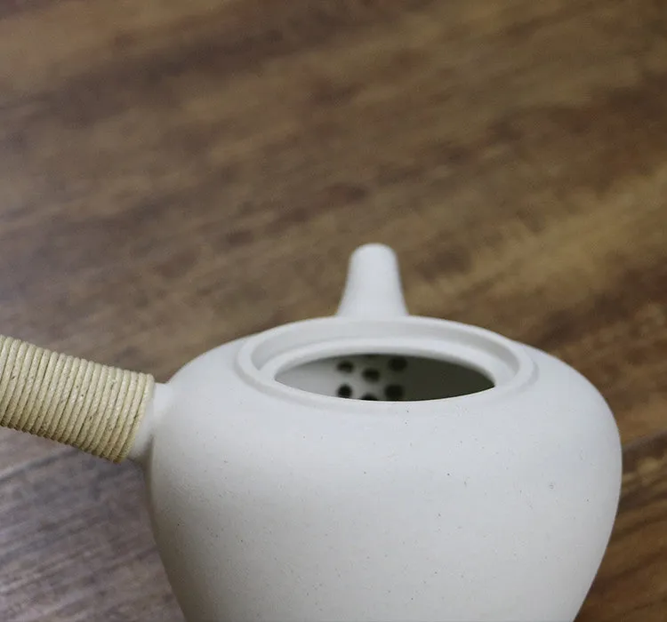 Chaozhou "Sha Tiao" Water Boiling Kettle in Natural Clay 650ml