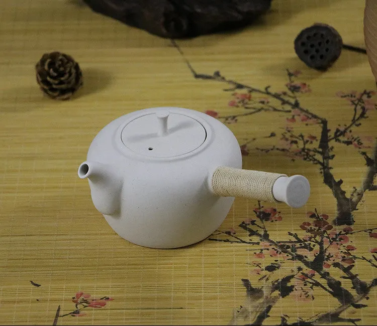 Chaozhou "Sha Tiao" Water Boiling Kettle in Natural Clay 650ml