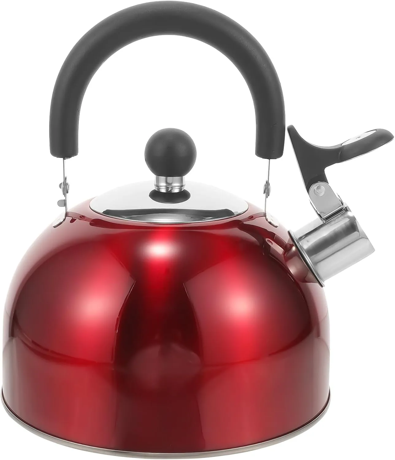 Ciieeo Whistling Water Kettle Stainless Steel Tea Kettle with -scald Handle for Home and Dorm Quick Boil Ergonomic Design