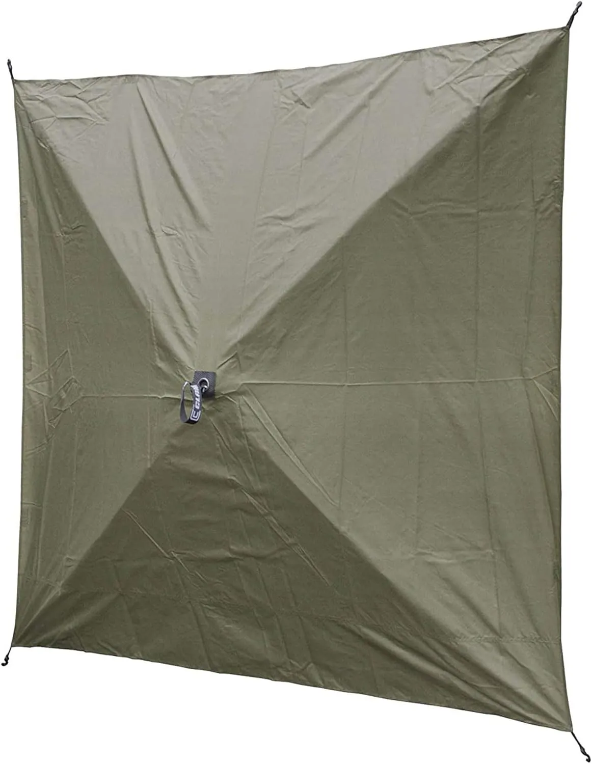 CLAM Quick Set Venture 9x9 Ft Portable Outdoor Camping Canopy Shelter, Green/Tan   Clam Quick Set Screen Hub Tent Wind & Sun Panels, Green (2 Pack)