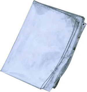 Clear Tarpaulin Waterproof Ground Tent Trailer Cover Heavy Duty Tarps Wind Protectors UV Resistant Tear with Grommets Proof Tarpaulin(2 * 2m)