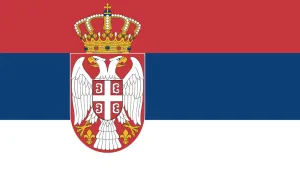 Clearance Serbia Flag (1800mm x 900mm)