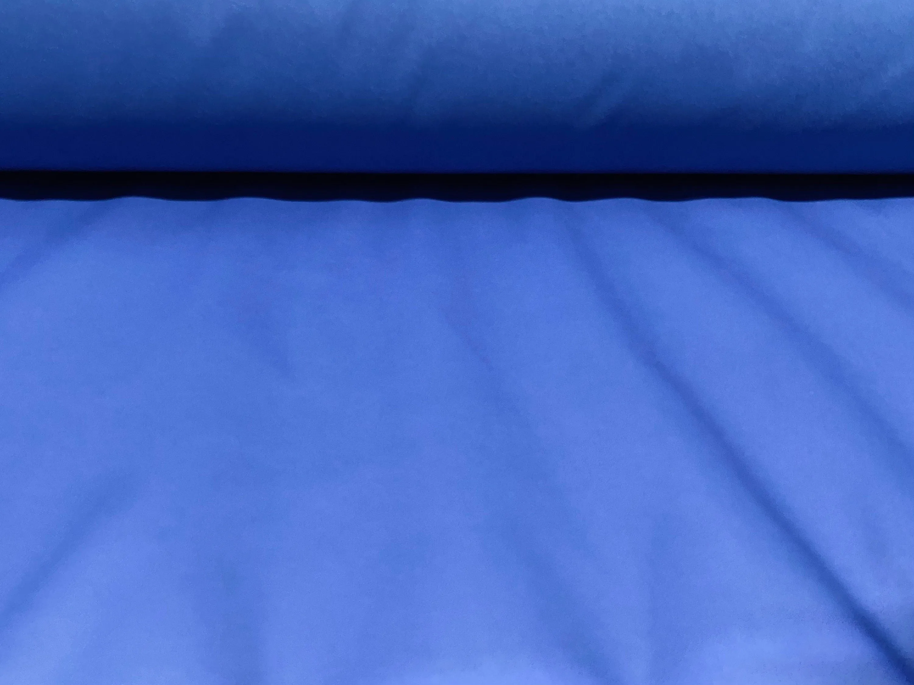 Coated nylon showerproof fabric, per metre - blue