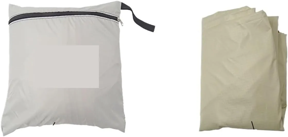 Coating Tarp Block Ourdoor Camping Waterproof Sun Shelter 3x3 3x4 3x5 Coated Beach Sunshade Canopy Without Poles for Outdoors, Picnic(Kit A (no Accessory),3 * 5M)
