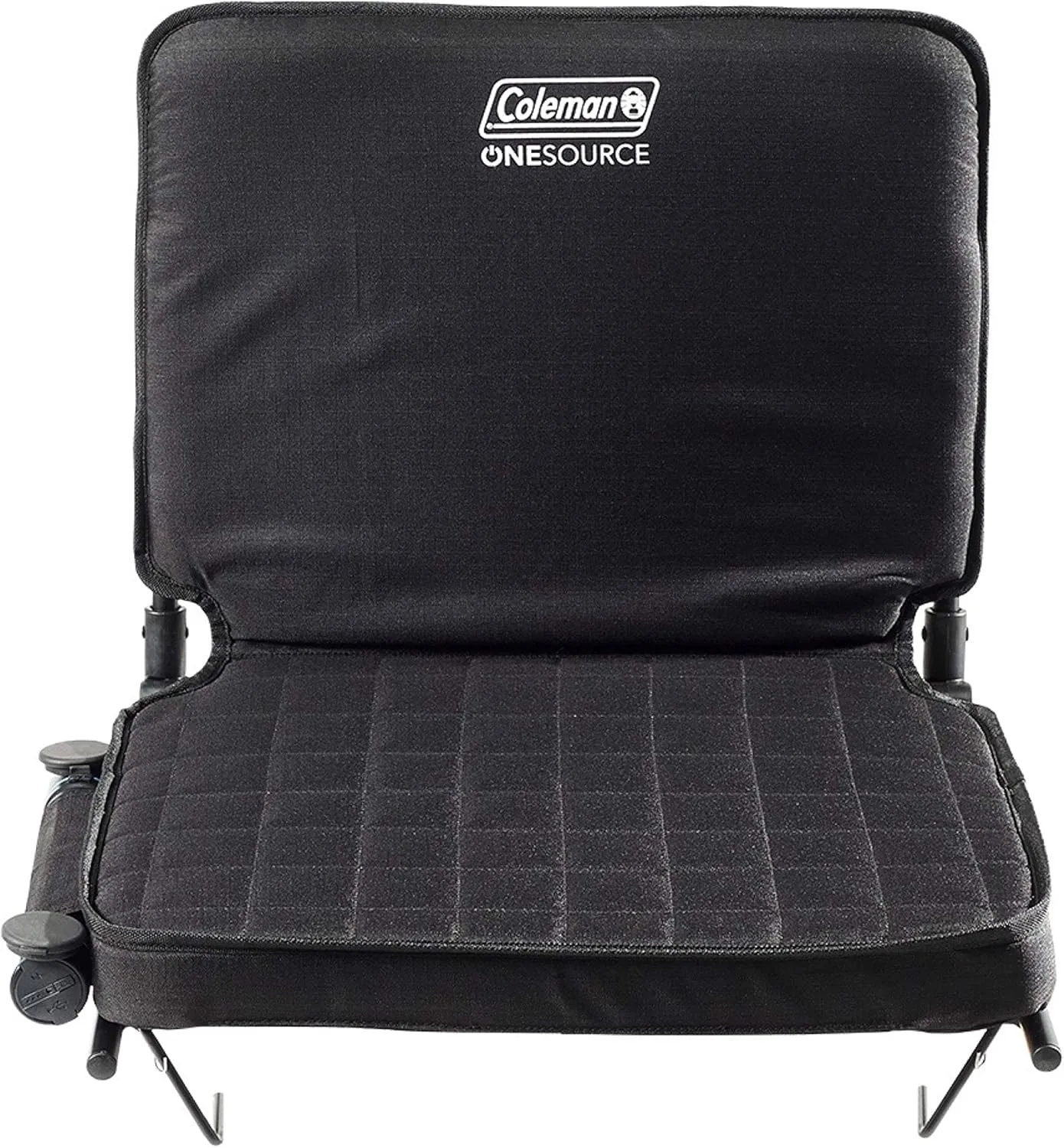 Coleman OneSource Rechargeable Heated Seats – Heated Camping Chair, Chair Pad, & Stadium Seat for Cool-Weather Outdoor Lounging, Tailgating, & Camping