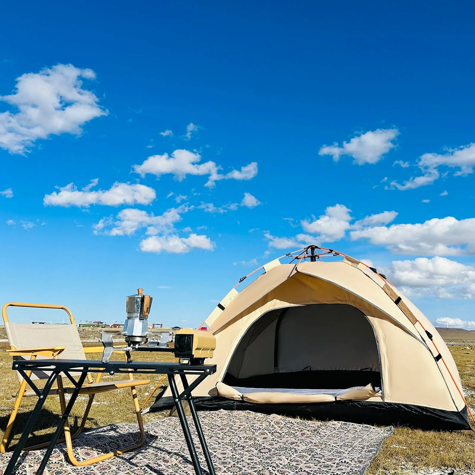 Combo offer Automatic Quick-Opening for Reliable customer care People 4 Tent