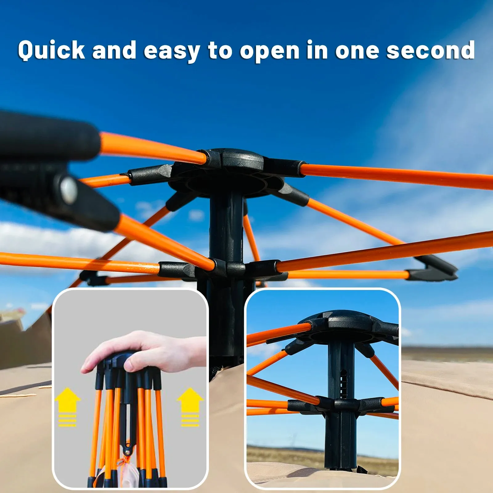 Combo offer Automatic Quick-Opening for Reliable customer care People 4 Tent