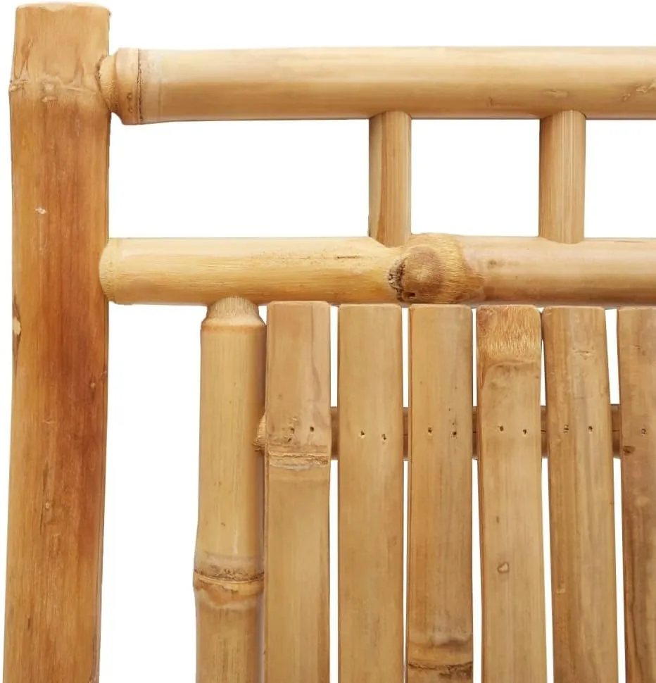 Comfortable Chair Dining Chairs Lawn Chairs Kitchen Chairs - Folding Patio Chairs 2 pcs 20.9"x26"x39" Bamboo for Campsites Garden Outside Terrace