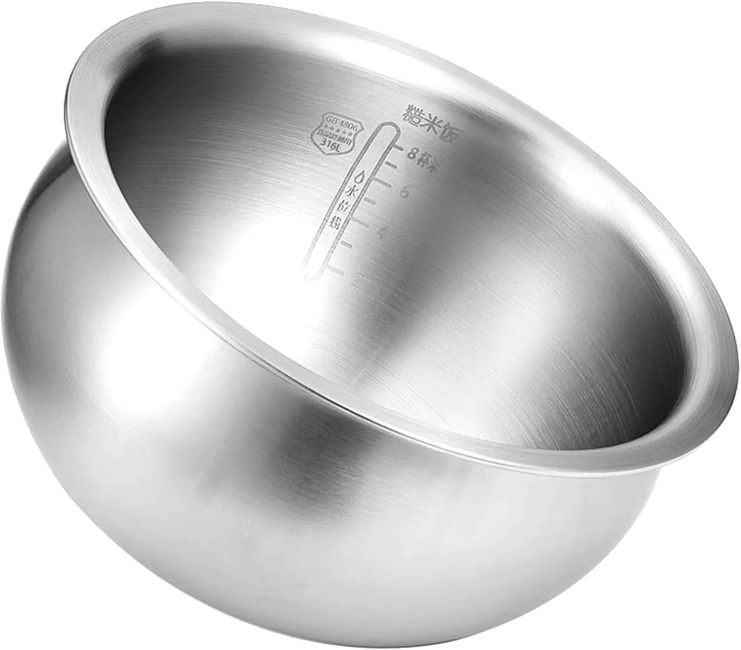 Compatible With Supor Rice Cooker 316L Inner Tank Stainless Steel Ball Kettle 5L Inner Pot Universal Fire Whirlwind