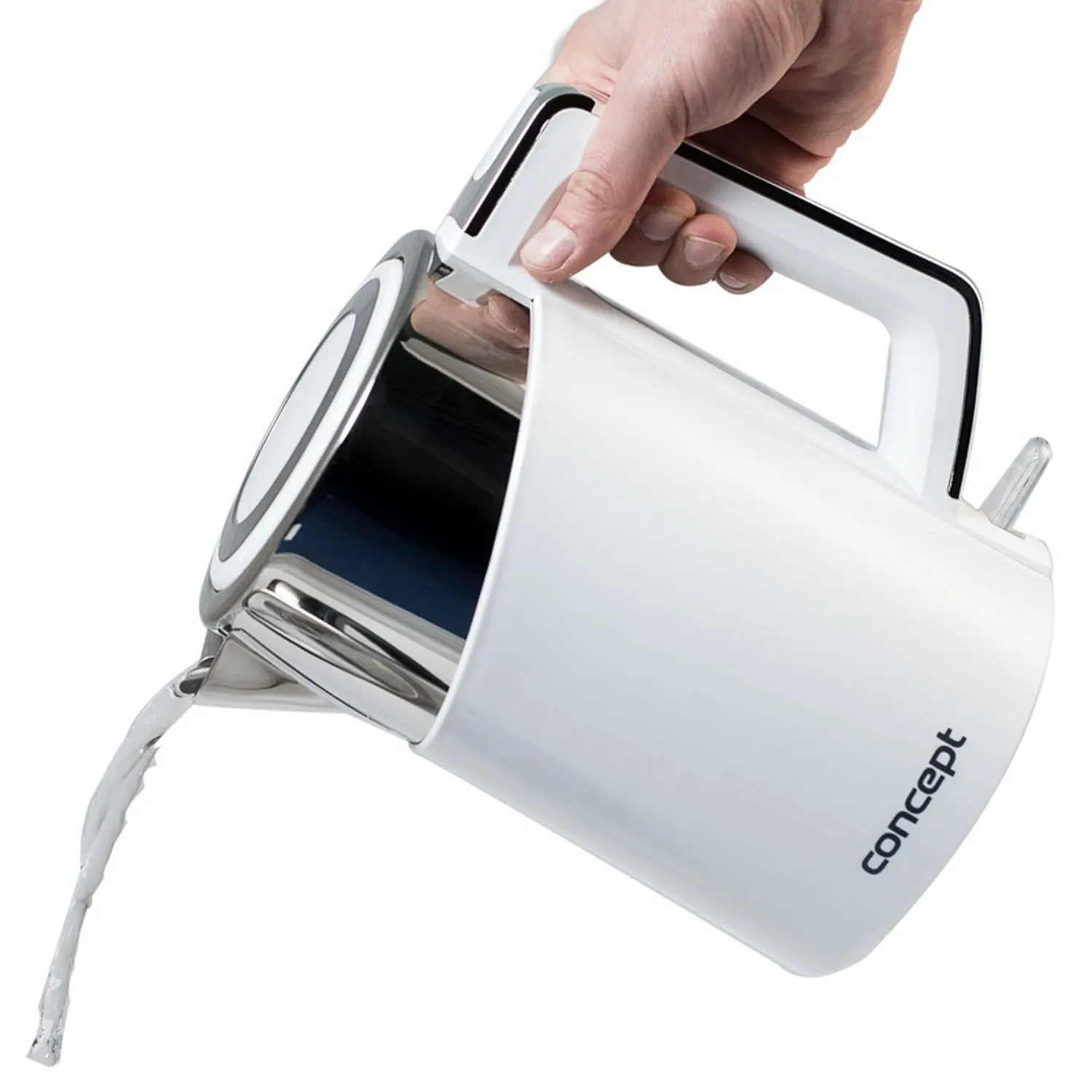 CONCEPT RK-3170 electric kettle, thermoregulation, Keep Warm function, 1.7l, 2200W, white