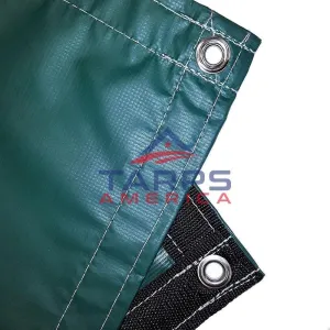 Custom 22 oz Extra Heavy Duty Green Coated Vinyl Tarp