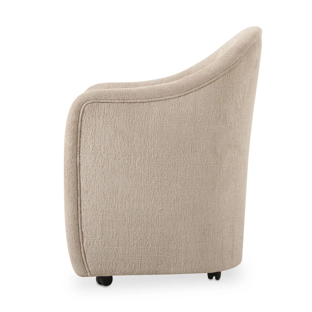 Darby Dining Chair with Castors | Beige