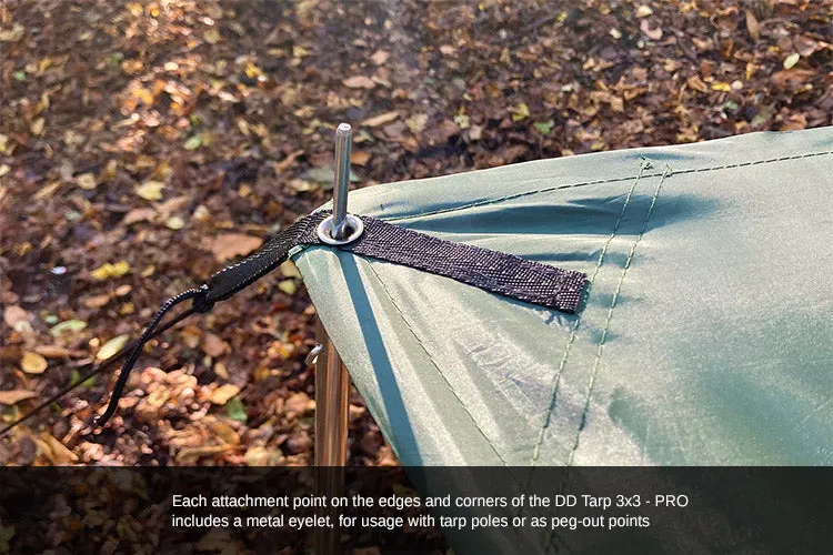 DD Tarp 3x3 - PRO - Olive Green