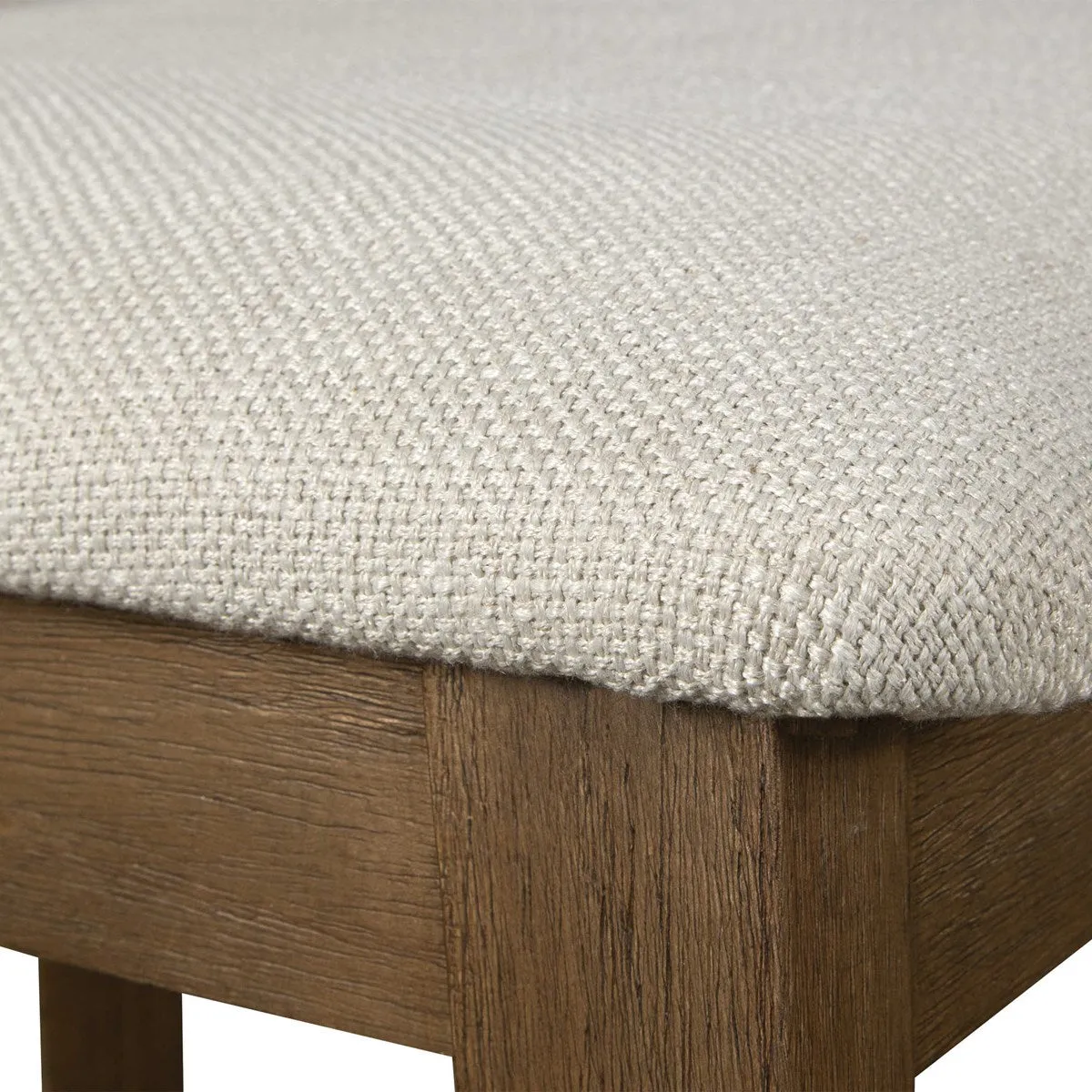 Delano Armless Chair in Wood Frame Set/2