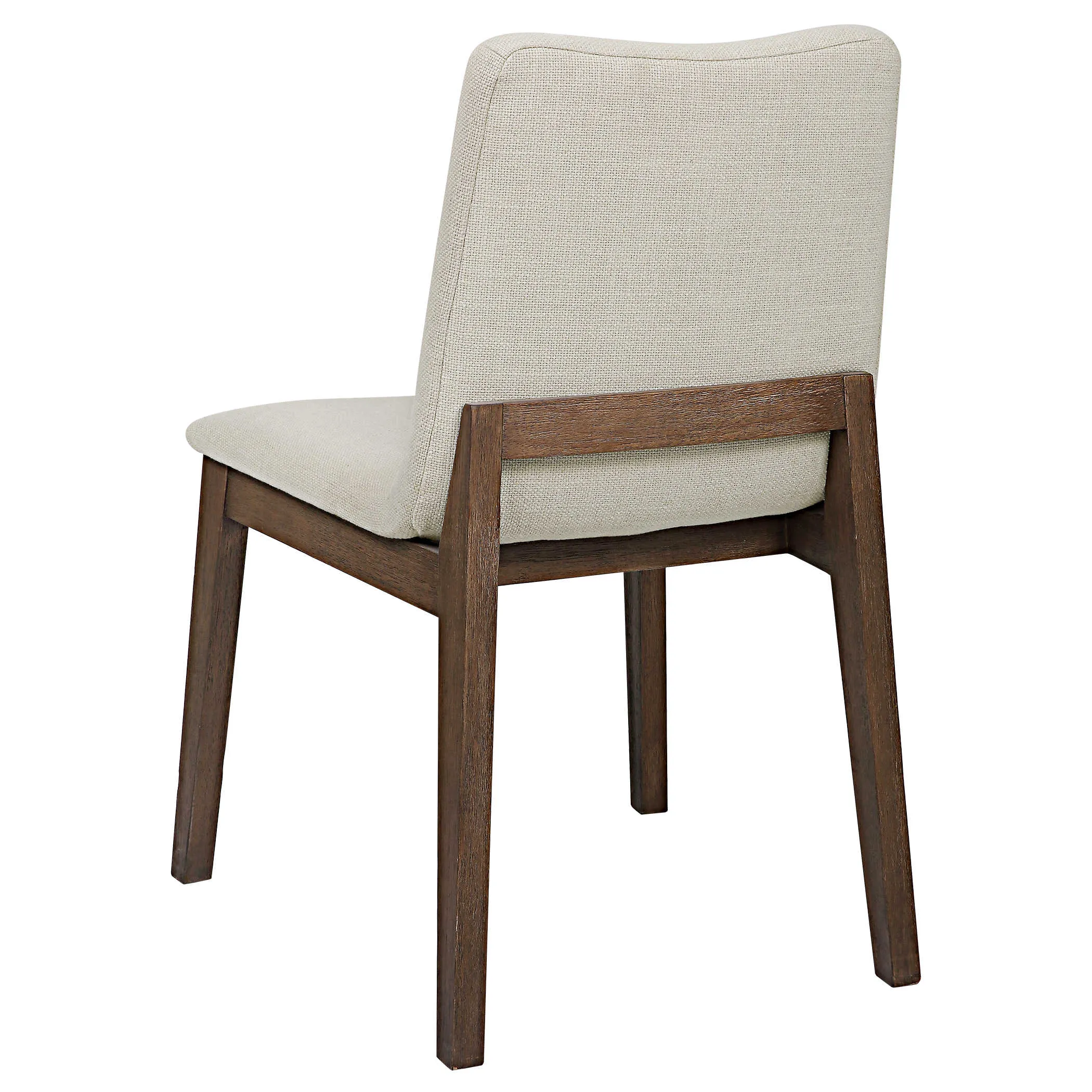 Delano Armless Chair in Wood Frame Set/2