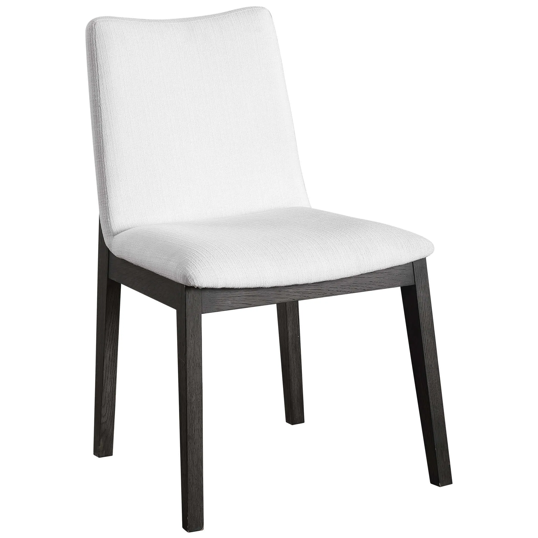 Delano Armless Chair in Wood Frame Set/2